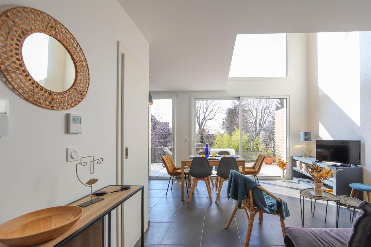 Les Choucas - Appartement Duplex Lumineux Avec Parking Annecy Exterior photo
