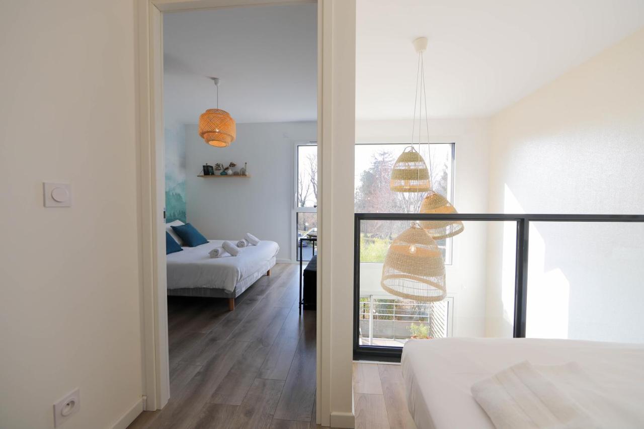 Les Choucas - Appartement Duplex Lumineux Avec Parking Annecy Exterior photo