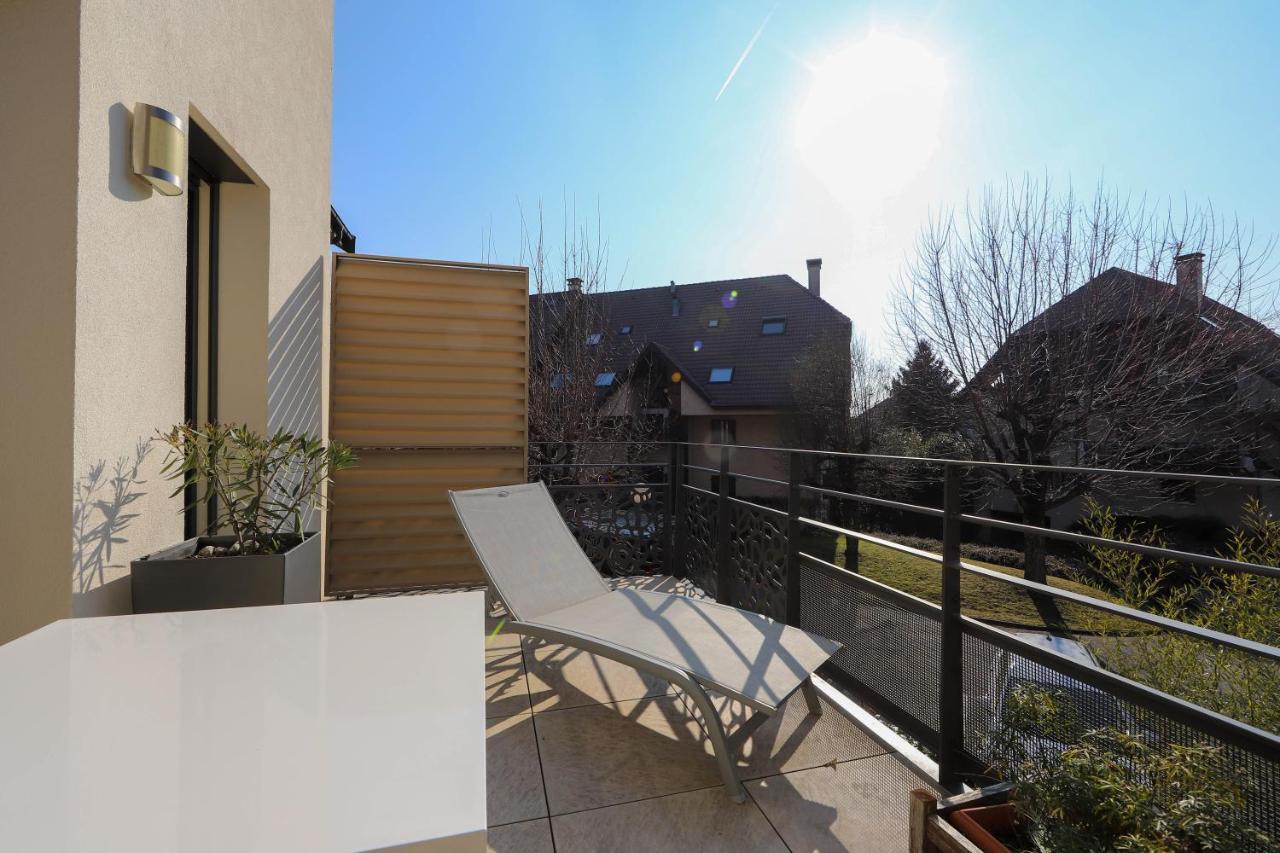 Les Choucas - Appartement Duplex Lumineux Avec Parking Annecy Exterior photo